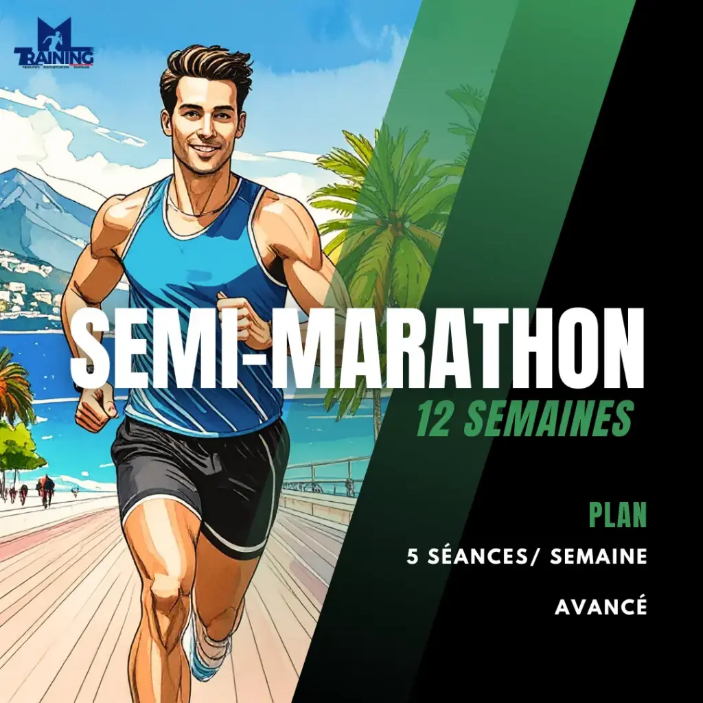 Plan Semi Marathon 12 semaines (3mois) - 5 séances/sem 