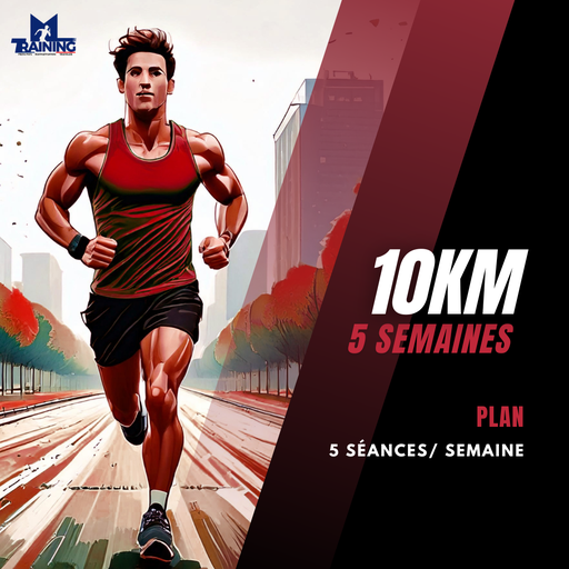 [P_10KM_5S] Plan 10km 5 semaines - 5 séances/sem     